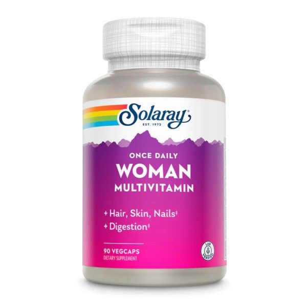 Solaray Once Daily Woman Multi-Vitamin - 90 vcaps