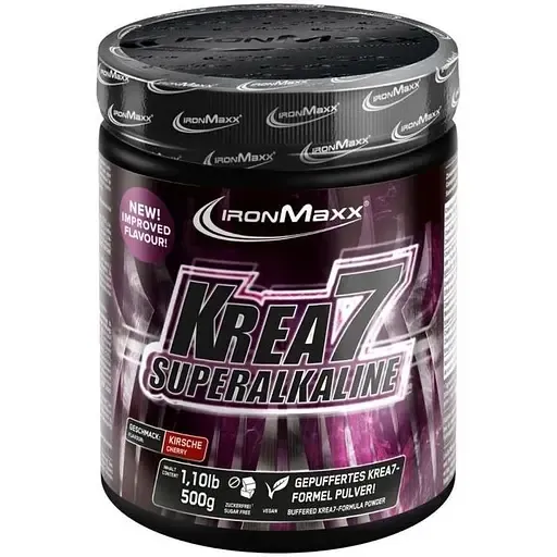 IronMaxx Krea7 Superalkaline Powder - 500 г (банка) - Вишня