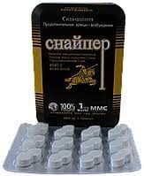 Чоловік збуджувач для потенції Снайпер, 12 капсул